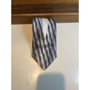 NWT Vitaliano Pancaldi Luxury Geometric Tie Striped Silk Tie